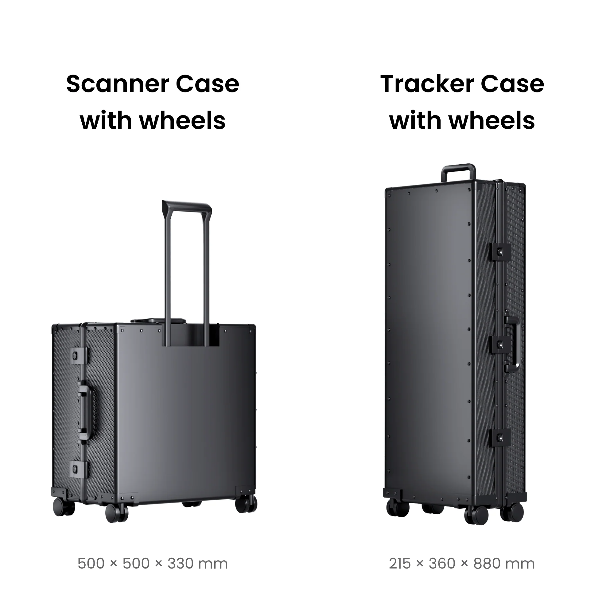 Aluminum Alloy Four-wheel Carry Cases for Trackit - Image 2