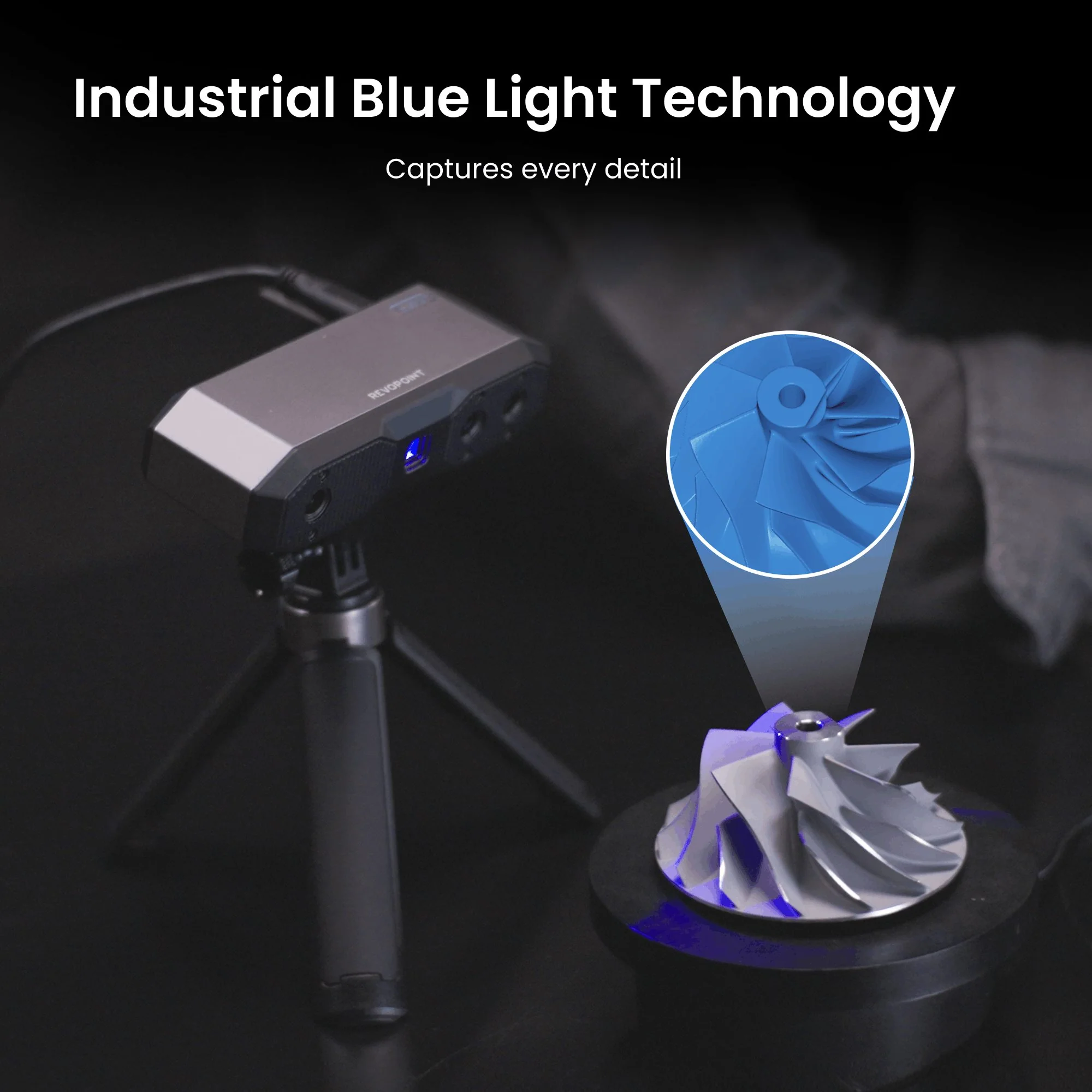 MINI 2 3D Scanner: Blue Light丨Precision 0.02mm - Image 10