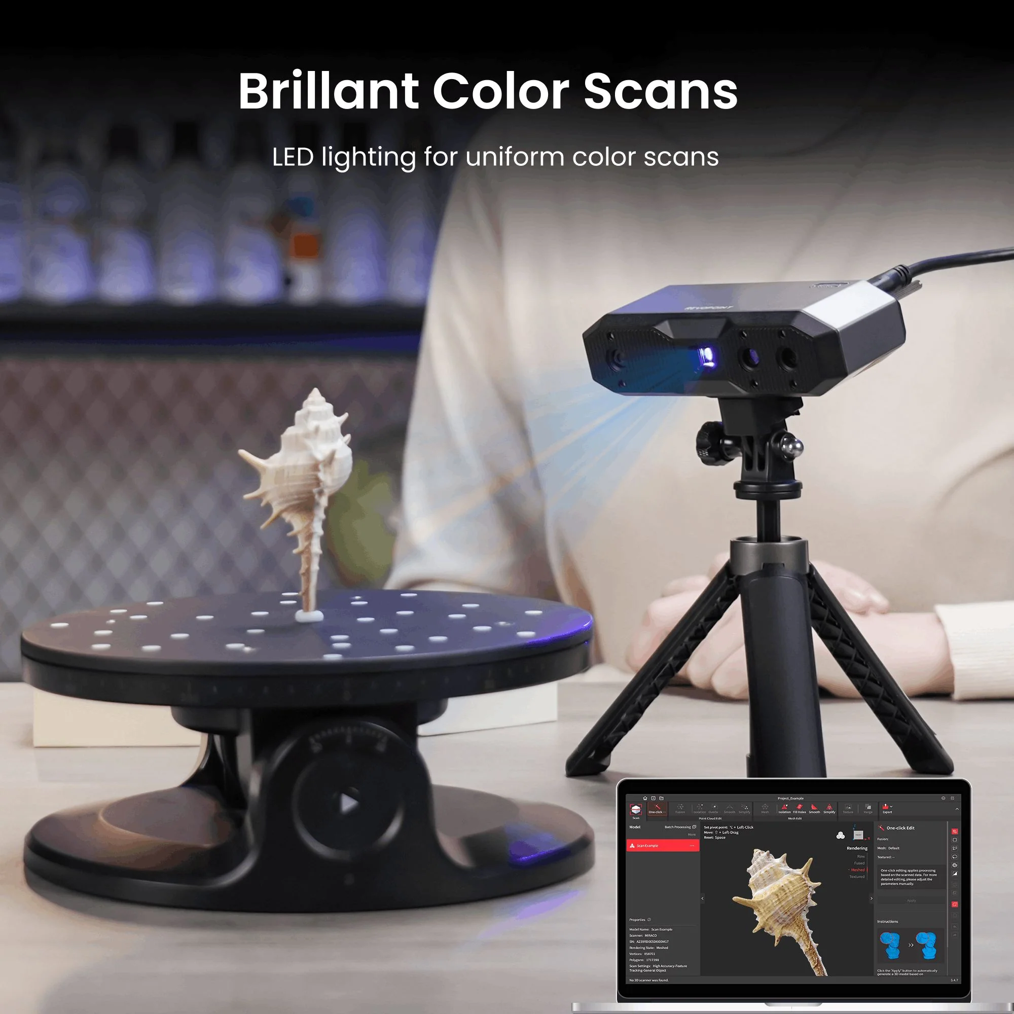 MINI 2 3D Scanner: Blue Light丨Precision 0.02mm - Image 12