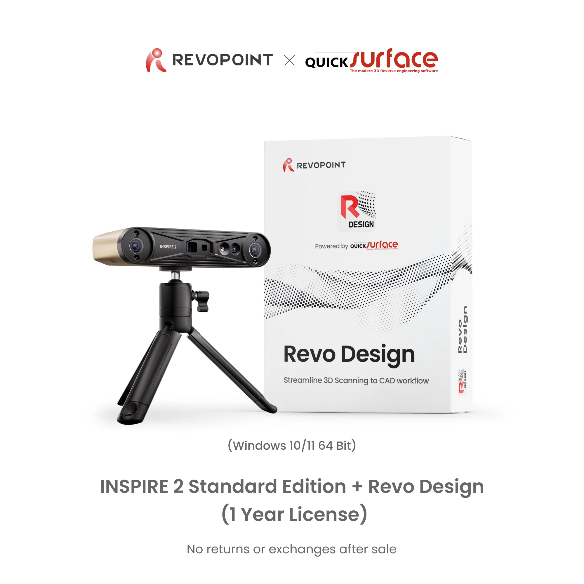 Revopoint INSPIRE 2: Wireless Infrared Laser and Structured Light 3D Scanner - Image 11