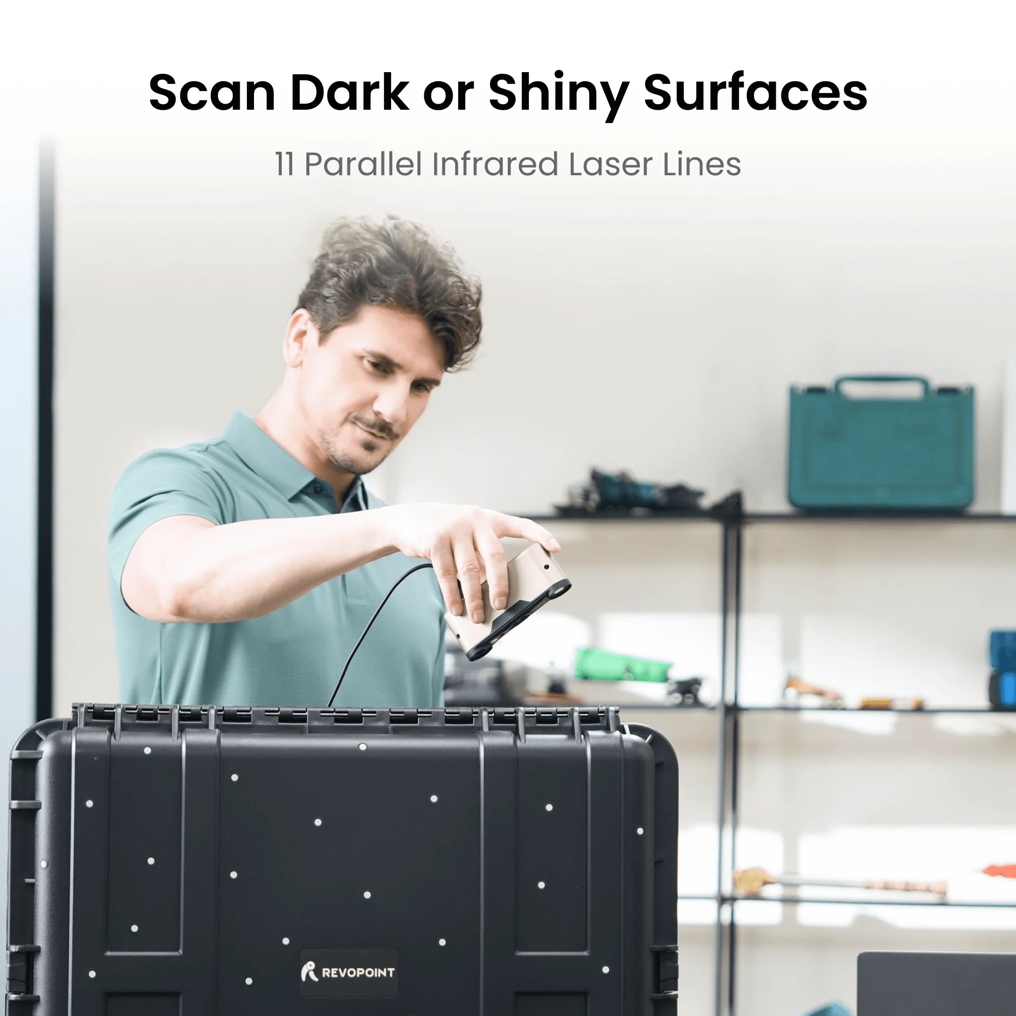 Revopoint INSPIRE 2: Wireless Infrared Laser and Structured Light 3D Scanner - Image 16