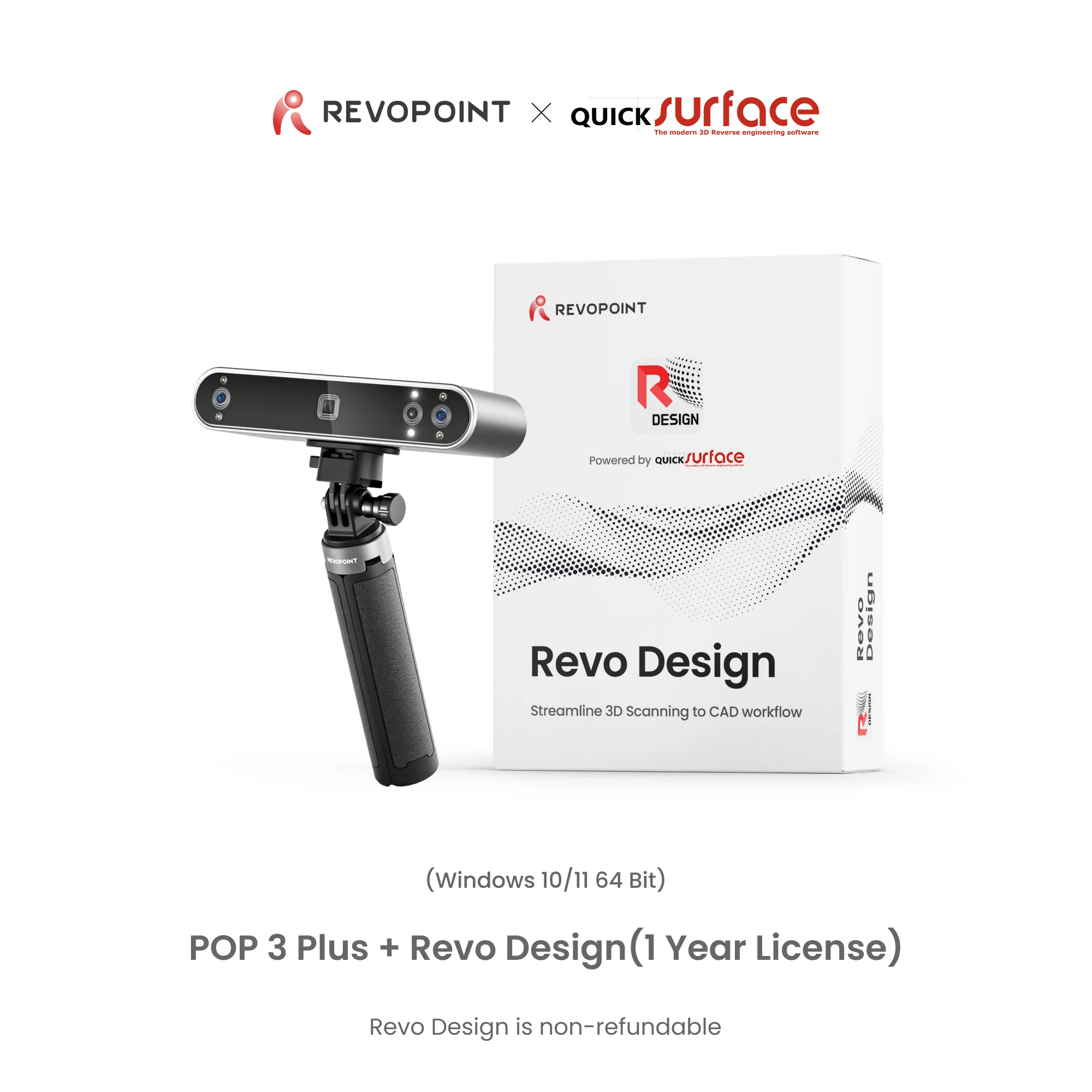 POP 3 Plus: The Handheld 3D Scanner with Color Scans - Revopoint - Image 6
